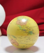 Işıklı Dönen Dünya Küre Dekoratif Hediyelik Okul Gereci - 1