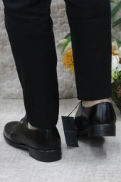 Pierre Cardin 7030-1 Siyah Açma Damat Ayakkabısı Takım Ayakkabısı Erkek Klasik Ayakkabı - 4