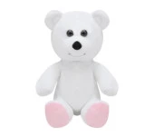 Ayı 20 cm Beyaz Pelüş Ayı Çocuk Oyuncak thumbnail 1