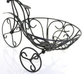 Ferforje Bisiklet Çiçeklik Dekoratif Hediyelik thumbnail 2