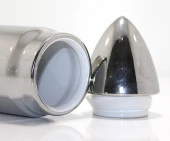 Mermili Termos Bardak Gümüş Dekoratif Hediyelik thumbnail 2