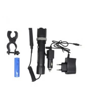 Tüfek Bisiklet Feneri Şarjlı Pilli - 1