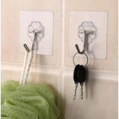 Kendinden Yapışkanlı Şeffaf Askı 5 Li Set - 4