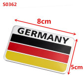 GERMANY ALÜMİNYUM STICKER - 1