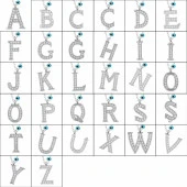 925 Ayar Gümüş Nazar Rodyum Z Harfi Kadın Gümüş Kolye thumbnail 2