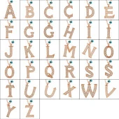 925 Ayar Gümüş Nazar Rose L Harfi Kadın Gümüş Kolye thumbnail 2