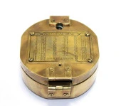 Pirinç Pusula Dekoratif Hediyelik thumbnail 2