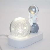 Astronot Ledli Küre Dekoratif Hediyelik thumbnail 2