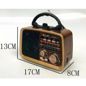 ICF-F21 Nostalji Radyo Kablosuz Hoparlör - Speaker - 3
