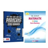 Esen Üç Renk 10.Sınıf Matematik ve AKM Paragraf Soru Bankası Seti 2 Kitap - 1