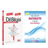 Esen Üç Renk 10.Sınıf Matematik ve AKM Dil Bilgisi Soru Bankası Seti 2 Kitap - 1