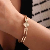 Altın Yonca Kelepçe Aynalı - 1