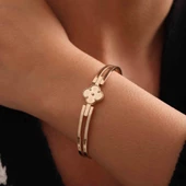 Altın Yonca Kelepçe Aynalı - 2