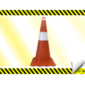 LOREX LR-0250 Kırılmaz Trafik Konisi , 50cm - 1