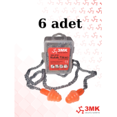 3MK-KT24  Çam Tipi Kordonlu Kulak Tıkacı (6 adet) - 1