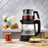 Schafer Optimal Elektrikli Cam Çay Makinesi-Siyah thumbnail 1