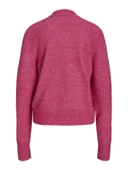 JJXX Bayan Renk Bloklu Sıfır Yaka Yün Kazak 12246493 thumbnail 7