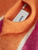 JJXX Bayan Renk Bloklu Sıfır Yaka Yün Kazak 12246493 thumbnail 7