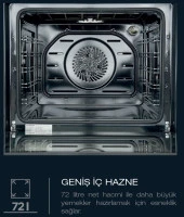 Silverline BO6501S01 S1 Ankastre Fırın Siyah - 2