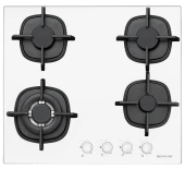 Silverline CS5407W01 Ankastre Beyaz Cam Ocak - 1