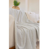 Tabu Home Dokuma Cozy Comfort Gri Koltuk Örtüsü - 2