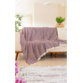 Tabu Home Dokuma Cozy Comfort Bordo Koltuk Örtüsü - 1