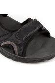 Muya Taurus 31322-001 Anatomik Taban Cırtlı Erkek Sandalet Siyah 40-45 - 4