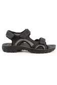Muya Taurus 31322-001 Anatomik Taban Cırtlı Erkek Sandalet Siyah 40-45 - 3