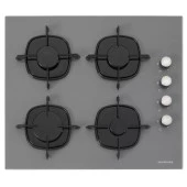 Silverline CS5335S01 60 CM Ankastre Ocak Gri - 1