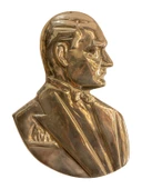 Atatürk Smokinli Silueti Pirinç Döküm - 2