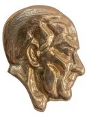 Atatürk Silueti  N1 Pirinç Döküm - 2