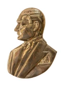 Atatürk Smokinli Silueti Pirinç Döküm - 3