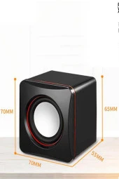 Torima Siyah D17 Bilgisayar Hoparlörü Pc Laptop Notebook Telefon Hoparlör - 3
