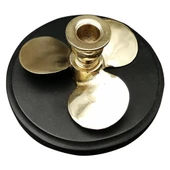 PiMarks Pirinç Döküm Pervane Kaideli Mumluk - 1
