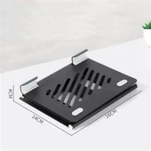 Ayarlanabilir Metal Dizüstü Destek Tabanı Katlanabilir Taşınabilir Laptop Sehpası Standı - 4