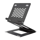Ayarlanabilir Metal Dizüstü Destek Tabanı Katlanabilir Taşınabilir Laptop Sehpası Standı - 5
