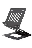 Ayarlanabilir Metal Dizüstü Destek Tabanı Katlanabilir Taşınabilir Laptop Sehpası Standı - 8