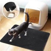Kum Toplayıcı Kedi Tuvalet Önü Temizleyici Elekli Paspas - 6