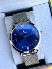 Pierre Cardin Çelik Hasır Kordon Kararma yapmaz 30 Mt Suya Dayanıklı Erkek Kol Saati EPC80011F104 thumbnail 4