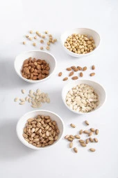 Akrilik Barok Beyaz Oval 4'lü Küçük Kase Seti & Çerezlik & Sunumluk & İkramlık (Cam Değildir) thumbnail 5