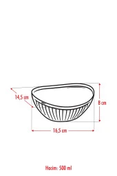 Akrilik Barok Beyaz Oval 4'lü Küçük Kase Seti & Çerezlik & Sunumluk & İkramlık (Cam Değildir) thumbnail 11