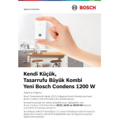 Bosch Condens 1200W - 28 Kw Tam Yoğuşmalı Kombi - 2