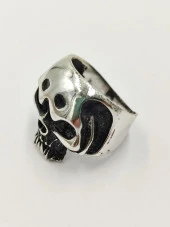 Kuru Kafa Erkek Çelik Yüzük - 2