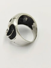 Kuru Kafa Erkek Çelik Yüzük - 4