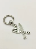 Kaşık Çatal Model Çelik Küpe - 1