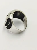 Kuru Kafa Erkek Çelik Yüzük - 6