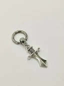 Bıçak Model Bay Bayan Çelik Küpe - 1