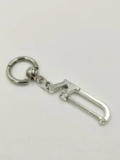 Testere Model Bay Bayan Çelik Küpe - 2