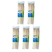 Dolphin Bambu Ahşap Adana Çöp Şiş - Boy : 24 Cm. / En : 2 Cm. - 25 Adetlik 5 Paket - 1