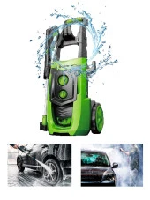 Lutian Lt701 Kömürlü Motor 2500 Watt 150 Bar Yüksek Basınçlı Soğuk Yıkama Makinesi - 1